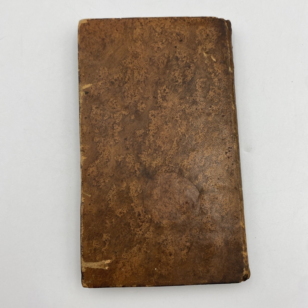 Antique 1822 The Scholar's Arithmetic Jacob Willetts Math School Book Leather - Picture 4 of 7